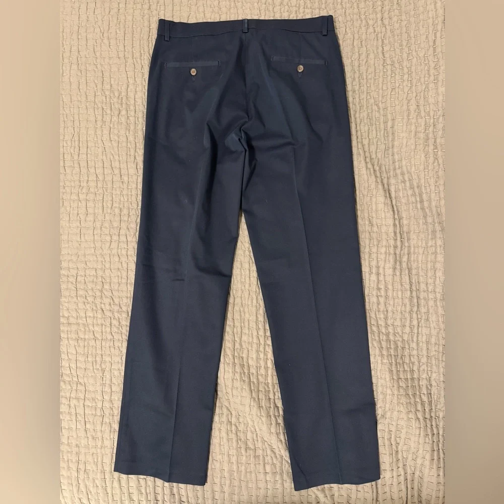 NWOT Haggar Mens Straight Fit Premium No Iron Khaki Pant - Picture 3 of 7